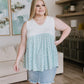Whoopsie Daisy Floral Peplum