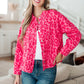 Wild At Heart Animal Print Button Down