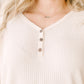 Willow Waffle Knit Top in Beige