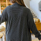Windsor Textured Shacket in Charcoal