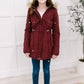 Winter Warm Coat in Wine