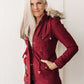 Winter Warm Coat in Wine