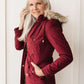 Winter Warm Coat in Wine