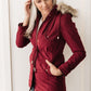 Winter Warm Coat in Wine