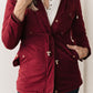 Winter Warm Coat in Wine