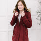Winter Warm Coat in Wine