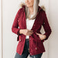 Winter Warm Coat in Wine