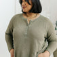 Wishful Thinking Henley In Olive