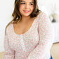 Wistful Wishes Floral Henley Bodysuit