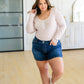 Wistful Wishes Floral Henley Bodysuit