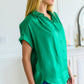 Working On Me Top in Kelly Green