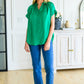 Working On Me Top in Kelly Green