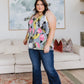 Work of Art Floral Tank