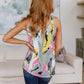 Work of Art Floral Tank