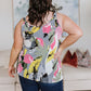 Work of Art Floral Tank
