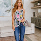 Work of Art Floral Tank
