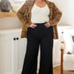 Come Rain or Shine Wide Leg Pants