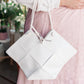 Woven Tote in White