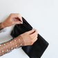 Woven and Worn Tote in Black