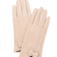 Wrapped In Bows Gloves in Beige