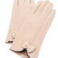 Wrapped In Bows Gloves in Beige