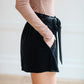 Wrapped in Velvet Shorts