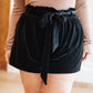 Wrapped in Velvet Shorts