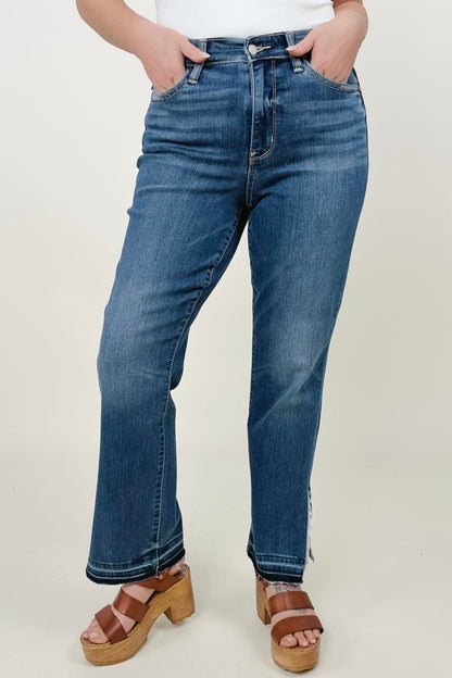 Judy Blue Release Hem Cropped Jeans
