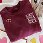 PREORDER: Metallic TicTacToe Embroidered Sweatshirt