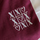 PREORDER: Metallic TicTacToe Embroidered Sweatshirt
