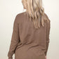 Front Seam Light Knit Sweater