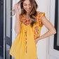 Yellow Blossoms Shirt