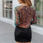 You Found Me Sequin Top in Navy