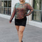 You Found Me Sequin Top in Navy