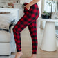 Your New Favorite Joggers in Red Plaid