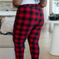 Your New Favorite Joggers in Red Plaid