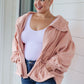 Zipped and Cinched Zip Up Jacket