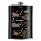 PREORDER: Stainless Steel Hip Flask in Assorted Prints