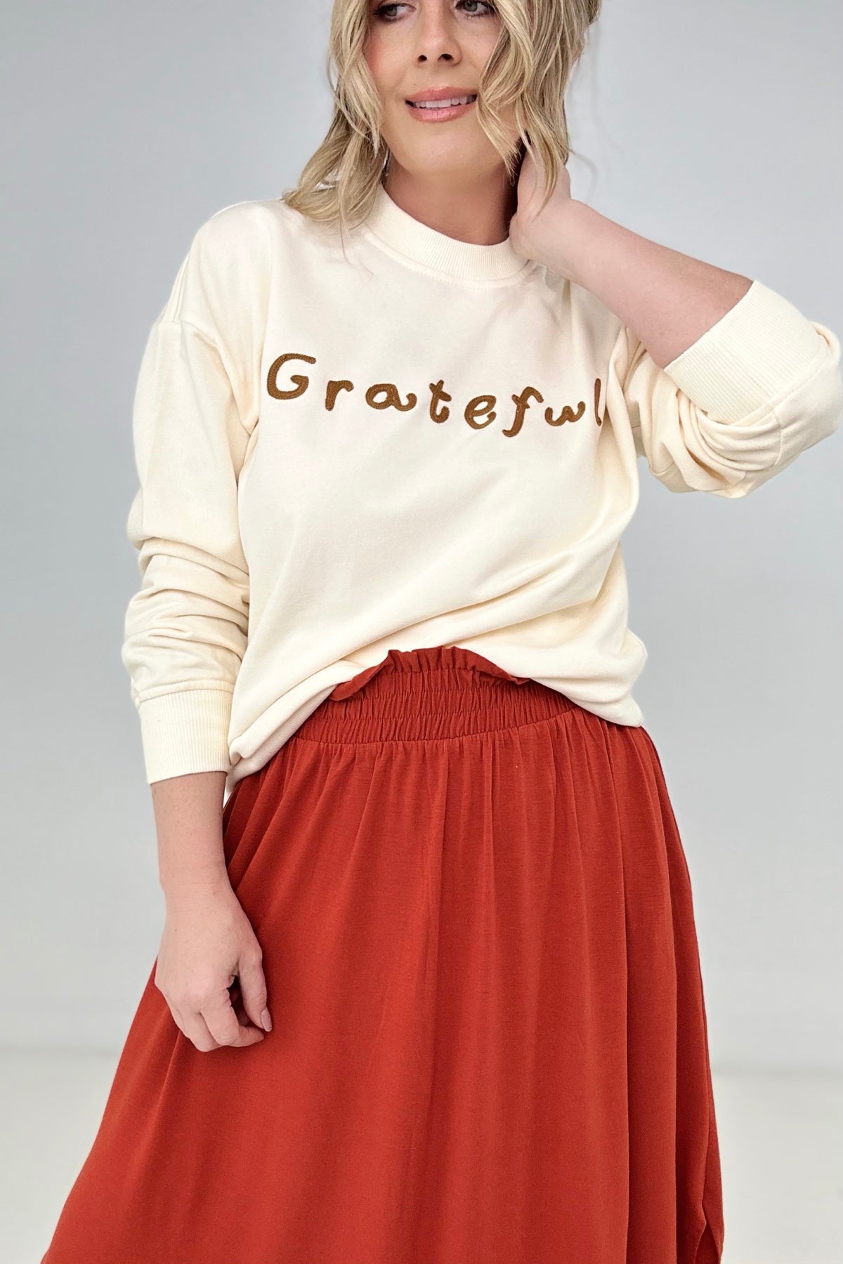 Grateful Graphic Sweatshirt