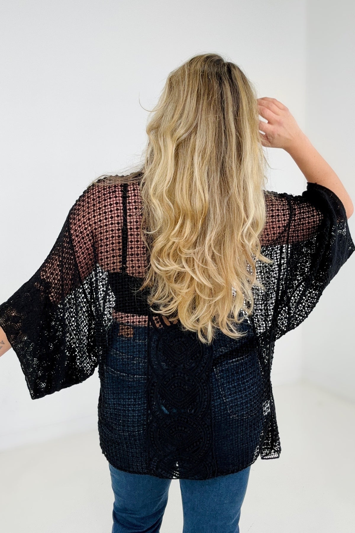 Popcorn Crochet Cardigan