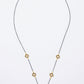 Melania Clara Crystal Clovers Dainty Necklace