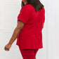 Quiet Moments Brushed Lounge Set  - Red