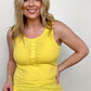 Door Buster Ribbed Button Snap Tank - Multiple Colors