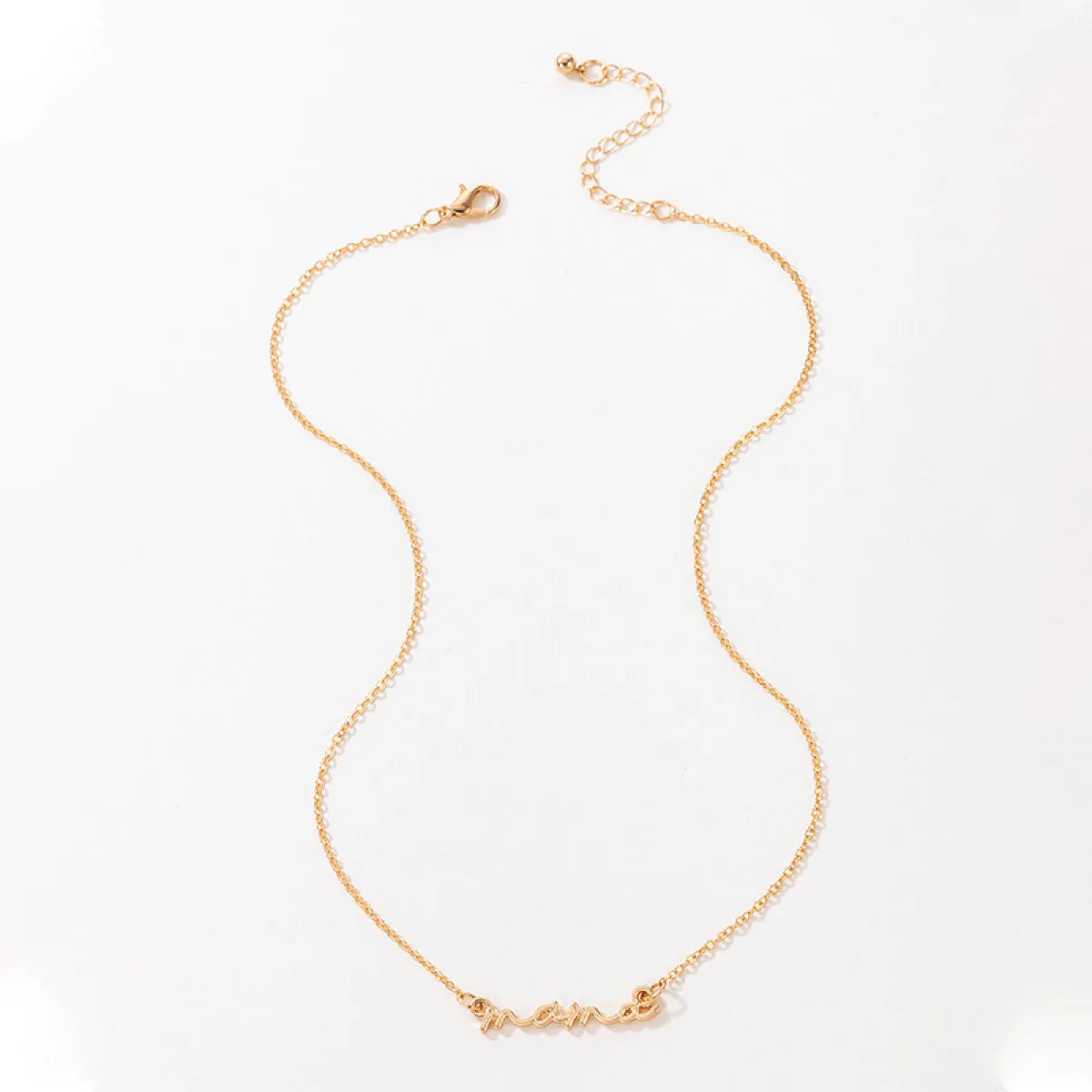 Mama Letters Pendant Necklace (U.S. Stock)