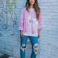 Davi & Dani Pladi Button Down Long Sleeve Shirt