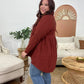 Peplum Raw Edge Shirt with Pockets
