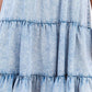 Summer Nights Denim Baby Doll Dress