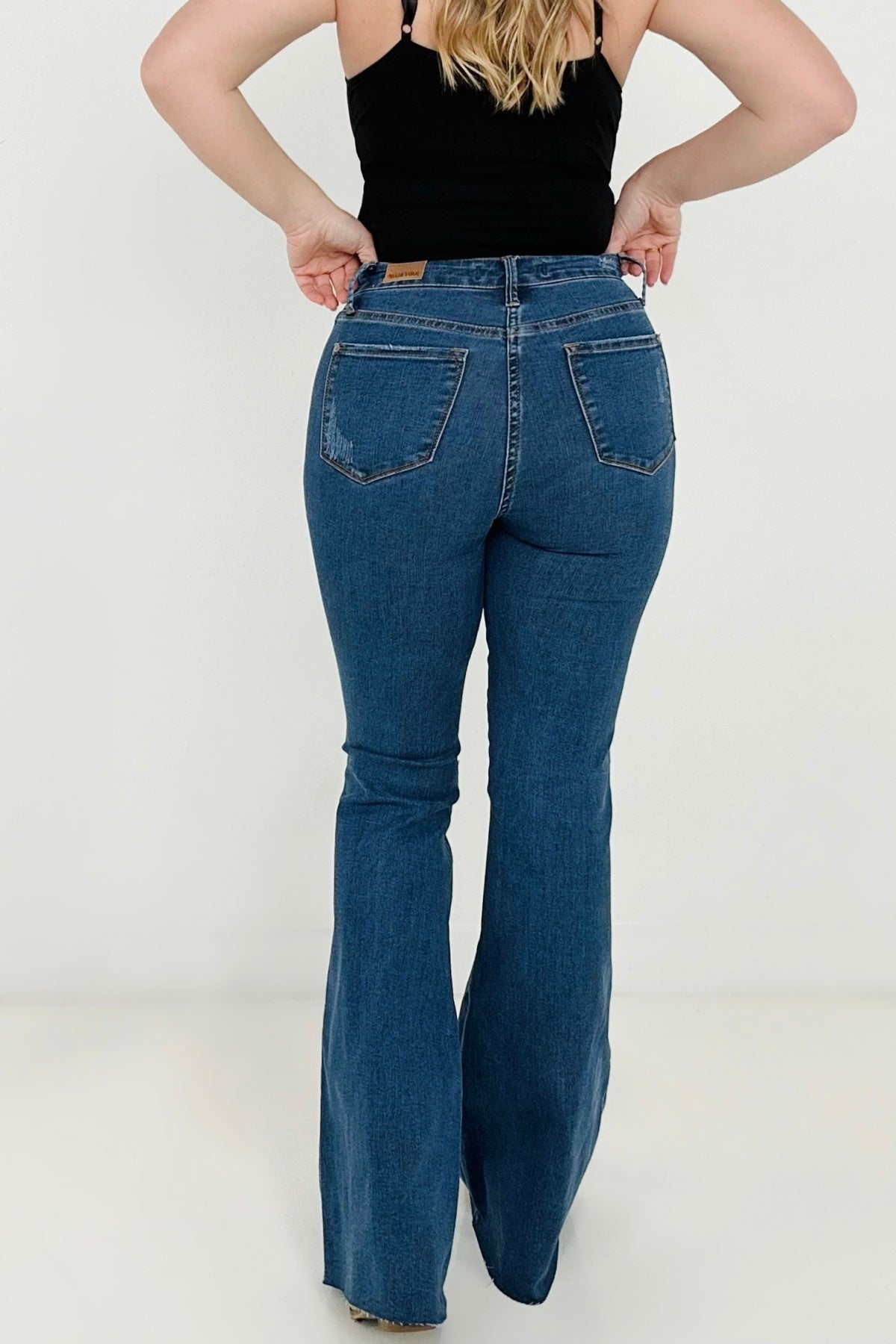 Judy Blue Cool Denim Tummy Control Flare Jeans