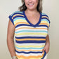 Simple Striped Relaxed Knit Sweater