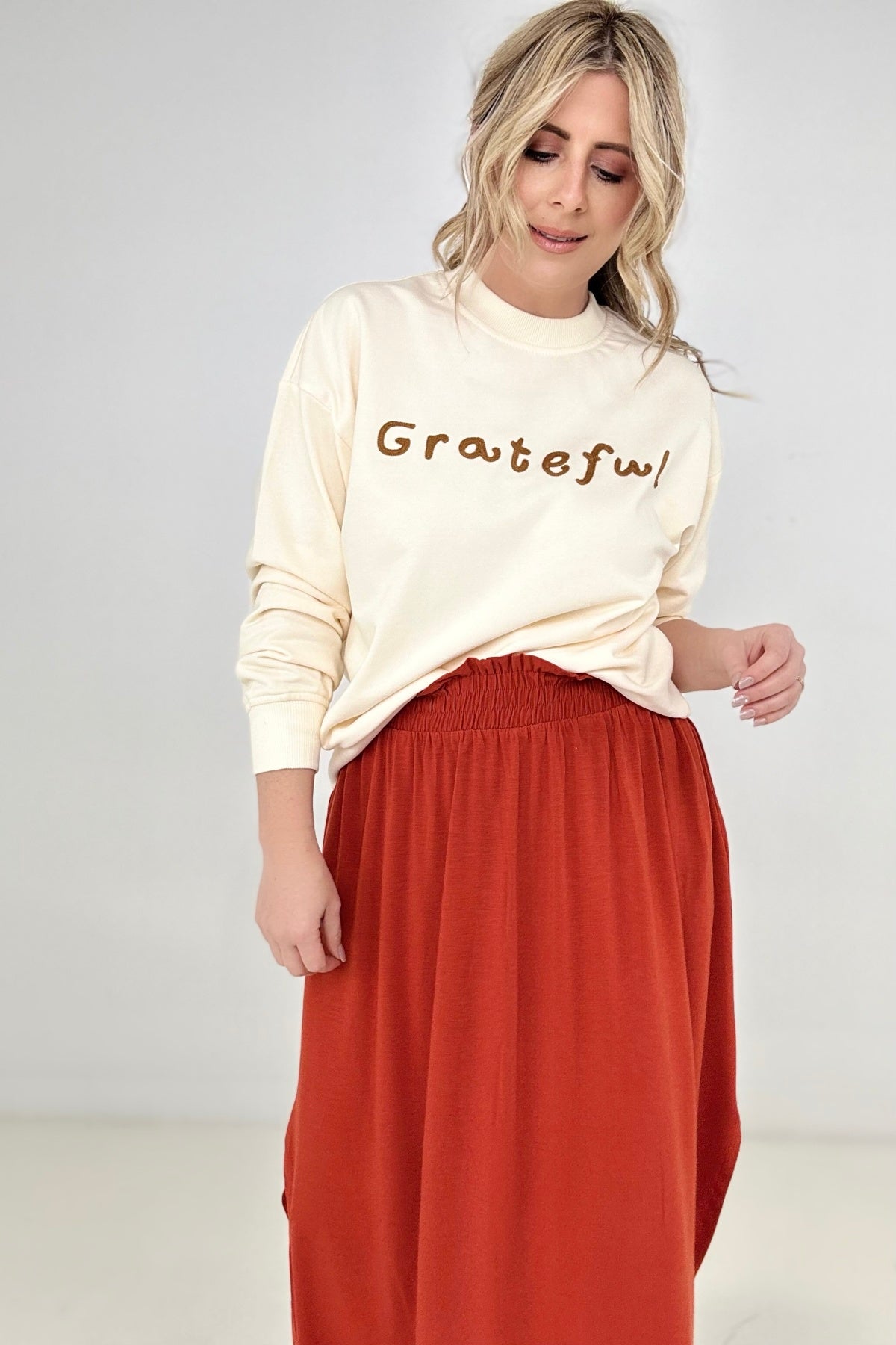 Grateful Graphic Sweatshirt